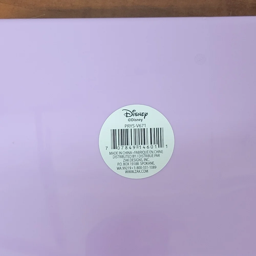 Disney Zak! Lavender Storage Vented Kids Food Box Set Of 2 Nwt